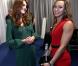  Kate Middleton avec la championne olympique d'heptathlon britannique, la superbe Jessica Ennis. La duchesse de Cambridge prenait part dimanche 16 décembre 2012 à la cérémonie des BBC Sports Personality of the Year Awards 2012 à l'ExCel Arena de Londres. Son premier engagement depuis l'annonce de sa grossesse et son hospitalisation. 