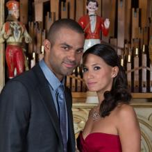 Tony Parker et sa compagne Axelle à Lyon le 20 septembre 2012
