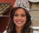 Marine Lorphelin, Miss France 2013, rayonnante, lors de son retour dans sa ville natale, Charnay-les-Macon en Bourgogne, le 19 décembre 2012