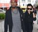 Kim Kardashian et Kanye West quittent le restaurant Nate 'n Al à Beverly Hills. Le 24 décembre 2012.