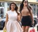 Kourtney et Khloe Kardashian vont faire du shopping a Miami, le 15 décembre 2012.