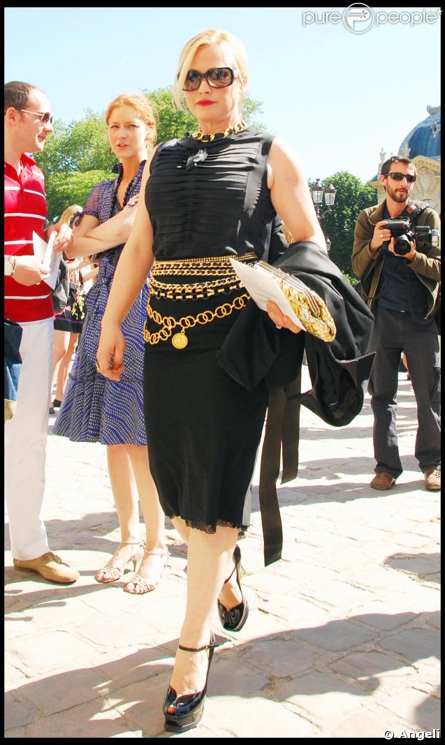 Patricia Arquette au défilé Chanel