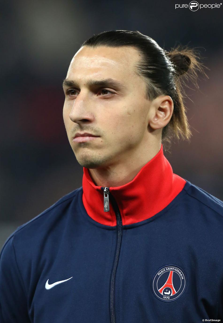 Zlatan Ibrahimovic lors du match de la Champions League entre le.