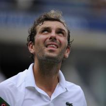 Julien Benneteau lors de l'US Open à New York le 2 septembre 2012