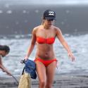Lea Michele, en bikini, très tendre avec son amoureux Cory Monteith