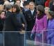 Sasha et Malia Obama, remarquées par leurs looks le 21 janvier 2013 à la cérémonie d'investiture de leur papa Barack Obama à Washington