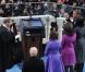 Sasha et Malia Obama, remarquées par leurs looks le 21 janvier 2013 à la cérémonie d'investiture de leur papa Barack Obama à Washington
