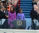 Sasha et Malia Obama, remarquées par leurs looks le 21 janvier 2013 à la cérémonie d'investiture de leur papa Barack Obama à Washington