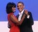 Michelle et Barack Obama à Washington le 21 janvier lors du bal d'investiture du président des Etats-Unis