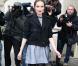 Ana Girardot arrive au défilé Chanel Haute Couture le 22 janvier 2013