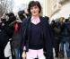 Inès de la Fressange arrive au défilé Chanel Haute Couture le 22 janvier 2013