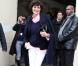 Inès de la Fressange arrive au défilé Chanel Haute Couture le 22 janvier 2013