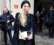 Laura Bailey arrive au défilé Chanel Haute Couture le 22 janvier 2013