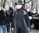 La chanteuse Dani arrive au défilé Chanel Haute Couture le 22 janvier 2013