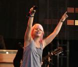 Lily Allen au concert de Mark Ronson