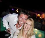 Karen Mulder, 38 ans, à la soirée ' Don't tell my booker' avec l'organisateur de la soirée 
