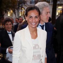 Inés Sastre, très en beauté le 11 septembre 2012 à Paris.