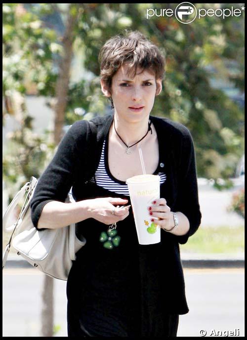WInona Ryder, le 7 juillet 2008