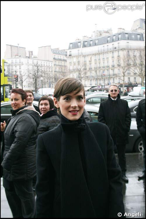 Winona Ryder en février 2008