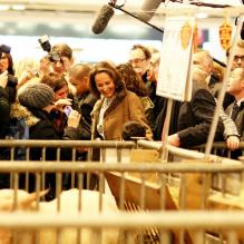 Ségolène Royal, présidente de la région Poitou-Charentes, en visite au Salon de l'Agriculture, à Paris, le 27 février 2013.