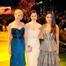 Michelle Williams, Rachel Weisz et Mila Kunis brûlantes sorcières pleines de charmes pour la première européenne du Monde Fantastique d'Oz à Leicester Square, Londres, le 28 février 2013.