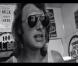 Image extraite du clip "20 ans" de Johnny Hallyday, mars 2013.