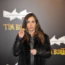 Oliva Ruiz au vernissage de l'exposition Tim Burton à Paris, le 5 mars 2012.