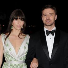 Jessica Biel et Justin Timberlake lors du gala du Costume Institute à New York, le 7 mai 2012.