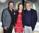 Patrick Ridremont, Pauline Burlet et Francois Berléand pendant   la première du film Dead Man Talking au Gaumont Opéra à Paris le 25 mars 2013.