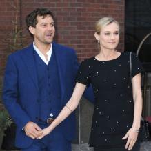 Joshua Jackson et Diane Kruger à la projection du film Les Ames Vagabondes (The Host) à New York le 27 mars 2013.