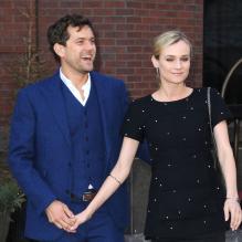 Joshua Jackson et Diane Kruger après la projection du film Les Ames Vagabondes (The Host) à New York le 27 mars 2013.
