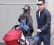 L'acteur Brian Austin Green emmène son bébé, Noah, en virée shopping dans un magasin Adidas, le 29 mars 2013 à New York.