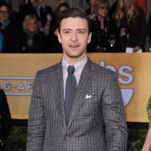 Justin Timberlake à la 19e cérémonie des<em> Screen Actors Guild Awards</em> à Los Angeles, le 27 janvier 2013.