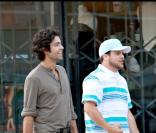Adrian Grenier et Jerry Ferrara sur le tournage d'Entourage