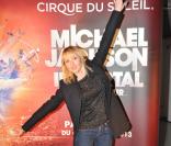  Audrey Lamy lors de la première du spectacle Michael Jackson "Immortal World Tour" par le Cirque du Soleil au Palais Omnisports de Bercy le mercredi 3 avril 2013 