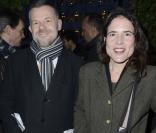 Eric Naulleau et Mazarine Pingeot - 7e Prix de la Closerie des Lilas à Paris le 9 avril 2013.