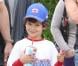 Jake, le fils d'Eddie Cibiran, avant son match de baseball, le 13/04/2013.