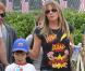 LeAnn Rimes et son homme Eddie Cibrian encouragent Jake, le fils d'Eddie.