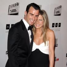 Jennifer Aniston et Justin Theroux au gala <em>American Cinematheque Award</em>, à Beverly Hills, le 15 novembre 2012.