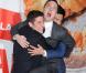 Jason Biggs, John Cho et Eddie Kaye Thomas à la première de American Pie 4, à Hollywood, le 19 mars 2012.
  