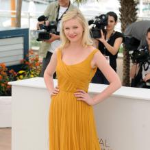 Kirsten Dunst durant le photocall du film Melancholia lors du Festival de Cannes 2011