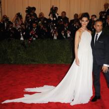 La jolie actrice Katie Holmes à la soirée du MET Ball 2013 au Metropolitan Museum of Art de New York, le 6 mai 2013.