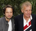  Patrick Poivre d'Arvor et son fils Arnaud à Roland-Garros le 2 juin 2010. 
