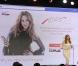 Jennifer Lopez est le visage de l'opération téléphonique "Viva Movil" lancée à Las Vegas, le 22 mai 2013.