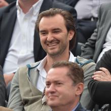 Cyril Lignac à Roland-Garros le 1er juin 2013.