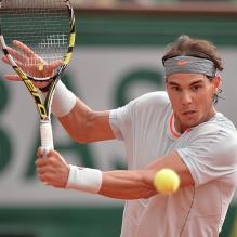 Rafael Nadal à Roland-Garros le 1er juin 2013.