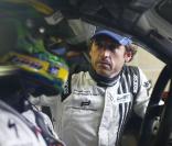 Patrick Dempsey avec Joe Foster aux 24 heures du Mans, le 9 juin 2013.