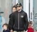 Joel Madden et sa petite famille à Los Angeles, le 16 avril 2013.