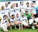 Laurence Ferrari, Eric Judor, Vincent Desagnat, Philippe Lellouche, Raphael Mezrahi, Cyril Hanouna, Arnaud Tsamere, Brahim Asloum, Fred Testot, Titoff - Exclusif – Match de football au profit de l'association Plus Fort La Vie, au Stade de France à Saint-Denis le 1er juin 2013.