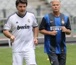 Philippe Lellouche, Franck Dubosc - Exclusif – Match de football au profit de l'association Plus Fort La Vie, au Stade de France à Saint-Denis le 1er juin 2013.